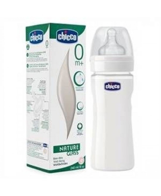 Chicco Biberon Benessere Vetro E Silicone Unisex 240ml +0Mesi