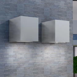 Luce da Parete per Esterno a Cubo 2 pz - ASUPERMALL precio