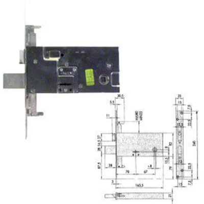 Cisa Art.57318.73 Serr.Doppia Mappa S/Acc.