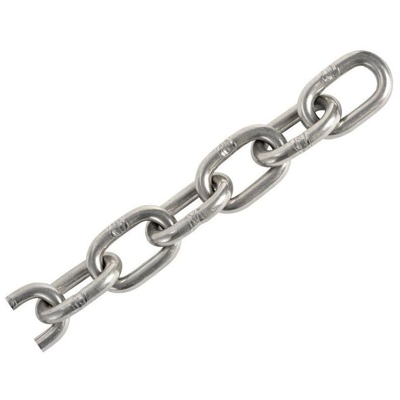 Catena genovese zinco cromata 1mt, scegli se n 22 - diametro 5-5mm - AREF