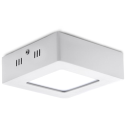 Plafoniera LED Piazza Superficie Montata 120Mm 6W 470Lm 30.000H | Bianco Caldo (GR-MZMD02-6W-CW) - GREENICE características