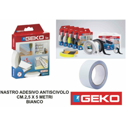Nastro Adesivo Antiscivolo Mm.25X5 Metri Bianco - BIGHOUSE IT precio