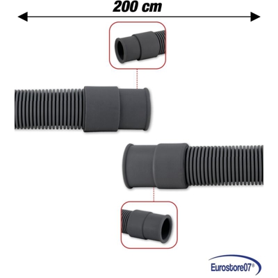 Koncreto - Tubo Scarico Acqua Per Lavatrice Cm 200 In Blister Universale