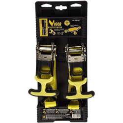 Set 2 cinghie a Cricchetto Portata 400Kg Mt. 5 - Vigor características