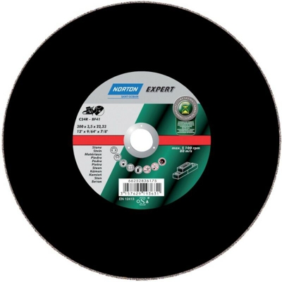 Taglio Disco C24R-Pietra 350X4.0X20Mm - NORTON