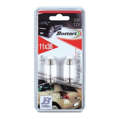 Lampadina A Bulbo Auto 12V 5 W 11X38 Mm - BOTTARI