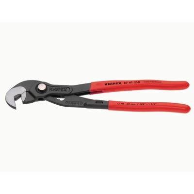 pinza a vite 'Raptor' 250mm, grigio atramentised, testa pulita - Knipex