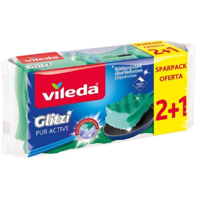 Pagliette Vileda Glitzi Pur Activ 2+1 gratis