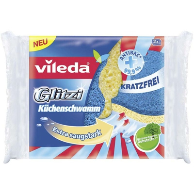 Spugne da cucina Glitzi confezione da 2 pz - Vileda