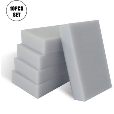 Strofinaccio in spugna, 10 * 6 * 2 cm, 10 pezzi / borsa, grigio - ASUPERMALL