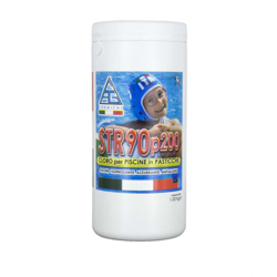 CLORO IN PASTIGLIE DA gr.200 PER PISCINE kg.1 STR90gr DISINFETTANTE ANTIBATTERICO IN PASTICCHE ANTIALGHE PER PISCINA - C.A.G CHEMICAL precio