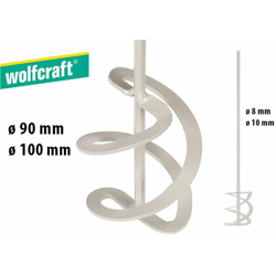 Frusta Ricambio Miscelatore Elettrico per Malte e Colle Diametro: 90 mm - Wolfcraft en oferta