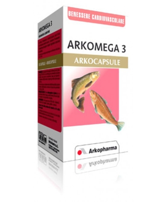 Arkopharma Arkomega 3 Colesterolo Integratore Alimentare 50 Capsule