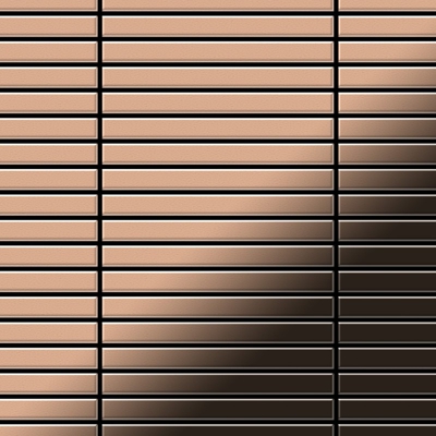 Mosaico metallo solido Rame laminato ramato rosso spesso 1,6 mm ALLOY Linear-CM
