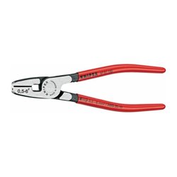 KNIPEX Pinza per crimpaggio per capicorda con ingresso frontale 180 mm características