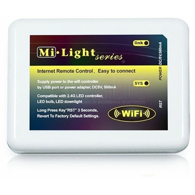 Controller led rgb wifi 2.4GHz modulo collegamento smartphone trasformatore - BS