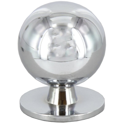 Pomolo pomello per mobili cromo lucido 20 mm 25 pezzi art. P2172.003 - Cafim