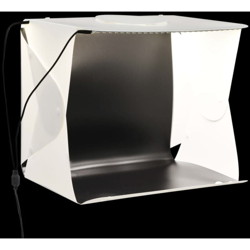 Light Box per Studio Foto a LED 40x34x37 cm in Plastica Bianco - VIDAXL en oferta