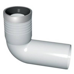 CURVA WC PROLUNGATA CON GUARNIZIONE E TAPPO Diam. 110/116 - NICOL en oferta