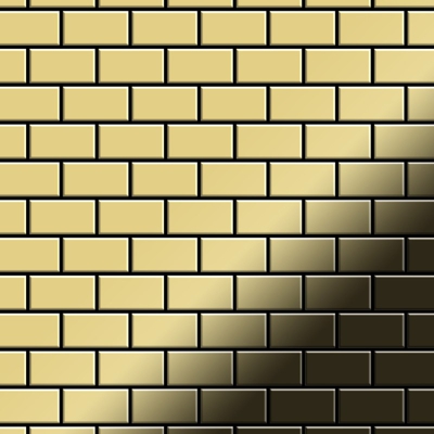 Mosaico metallo solido Ottone laminato oro spesso 1,6 mm ALLOY House-BM