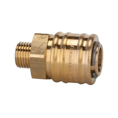 Maschio Attacco Filettato Accoppiatore: G 3/8, Oc 21 Mm, Lungo. 39 Millimetri - FP