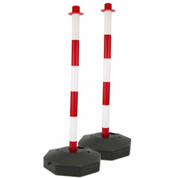 Set Stradale con Paletti e Catena in Plastica per delimitazione e gestione code - STICKERSLAB precio