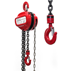 Paranco a catena da 1000kg lunghezza catena 3m altezza sollevamento 3m - WILTEC en oferta