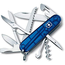 Victorinox - Coltellino Multiuso 91mm - Huntsman Blu Translucent Sapphire V-1.3713.T2 precio
