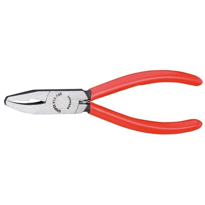 Knipex Pinza per vetrai - con becchi curvati rivestiti in resina sintetica 160 mm - 91 71 160