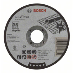Bosch Accessories 2608603486 2608603486 Disco di taglio dritto 115 mm 22.23 mm 1 pz. precio