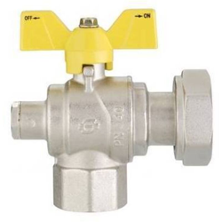 FIV - VALVOLA A SFERA GAS A SQUADRA FUTURGAS FEMMINA-DADO GIREVOLE 3/4' x 1' en oferta