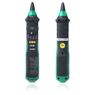 Asupermall - Mastech MS8211 multimetro digitale Pen-tipo senza contatto rilevatore di tensione AC Auto-ranging Test Clip Borsa per il trasporto