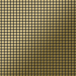 Mosaico metallo solido Titanio spazzolato Gold oro spesso 1,6 mm ALLOY Glomesh-Ti-GB precio