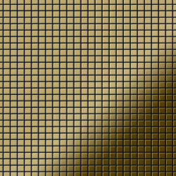 Mosaico metallo solido Titanio specchiato Gold oro spesso 1,6 mm ALLOY Glomesh-Ti-GM en oferta