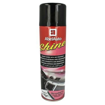 Abelauto - ABEL Auto SHINE Lucida Cruscotto Rinnovatore Plastiche Interne Con Deodorante Fragola Fragranza Lunga Durata 8 Giorni 500ml