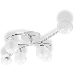 Plafoniera con 6 Paralumi G9 Cromo - VIDAXL precio