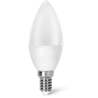 Aigostar - Lampadina Led C37 E14 6W Bianco Caldo 3000K