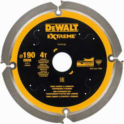 DeWALT Lama in diamante policristallino, 190x30 mm, 4 denti - DT1472-QZ características
