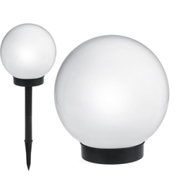 Green Blue GB123 Lampada solare a sfera con LED, Bianco, 20x53cm características