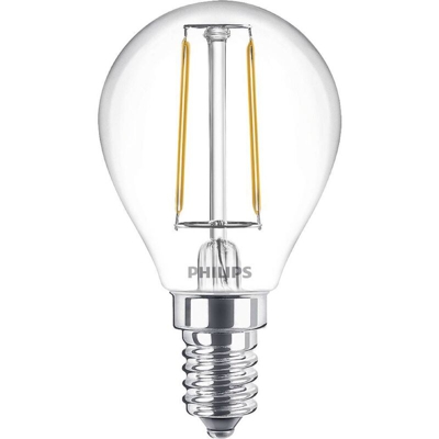 LED (monocolore) Classe energetica: A++ (A++ - E) Philips Lighting Classic 77755500 E14 Potenza: 2 W Bianco caldo