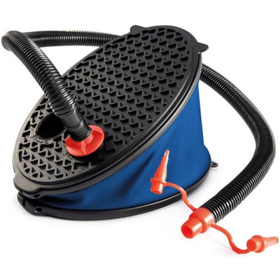 69611 - Pompa a Piede, Blu/Nero/Rosso - Intex