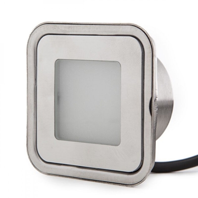 Faretto a LED Incasso IP67 0,6W 60Lm 12VDC Cavo 1M/Ector Maschio 50.000H Arabella | Bianco Naturale (SC-F105A) - GREENICE