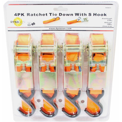 23040 FH45613 - 4 x Cinghia Fissaggio a Cricchetto Ratchet Nastro Tenditore Cintura con Tensore Ganci - Dynasun precio