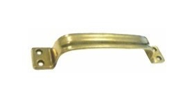 Elab - MANIGLIA SCANALATA OTTONE mm 140 Pz.2 GEMAC
