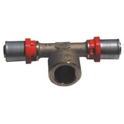 Tiemm - RACCORDO PRESS A T FEMMINA 1/2 x 20