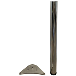 Generico - PIEDE ACCIAIO X TAVOLI D.60 CM.71 COL.CROMO precio