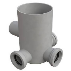 POZZETTO A PAVIMENTO CON BICCHIERE 4 VIE MODELLO BASSO Diam. 40 - BONOM en oferta