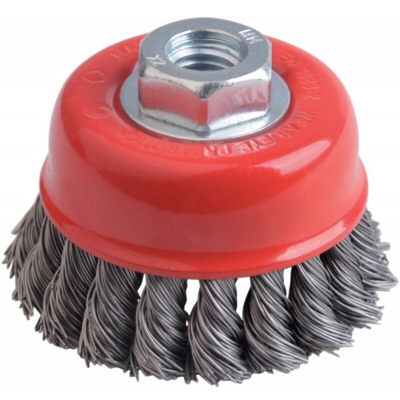 Spazzola Staio Acciaio Inossidabile 65 Millimetri Annodato Fortis