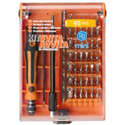 AVVITATORE DI PRECISIONE KIT inserti 45 PZ. "SVITA E AVVITA M.8775" POGGI - PG precio