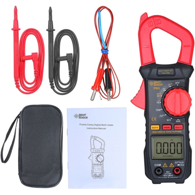 Manuale pinza SMART SENSOR Digital High Precision Gauge ST821 Gamma multimetro AC Pinza pinza amperometrica - ASUPERMALL
